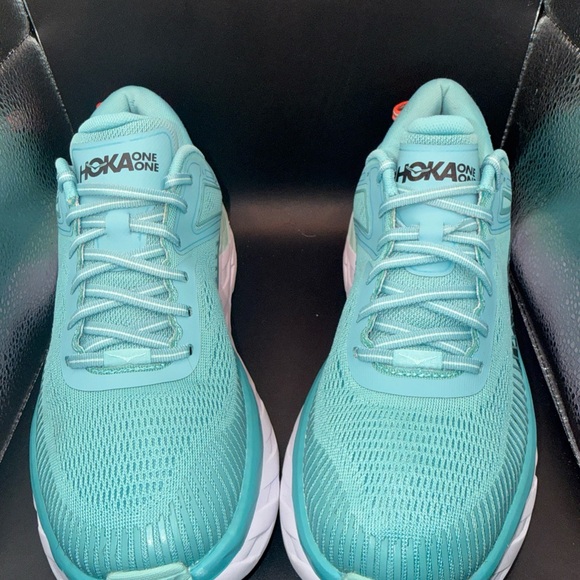 Size 10 - Hoka One One Bondi 7 Aquarelle Wmns 1110519 AEBL Clean No Box Good